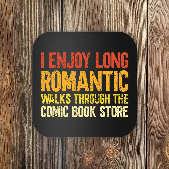 Funny Comic Book Lovers Comic Book Reader Comic Book Fans Coaster