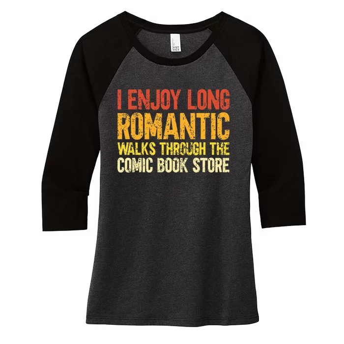 Funny Comic Book Lovers Comic Book Reader Comic Book Fans Women's Tri-Blend 3/4-Sleeve Raglan Shirt