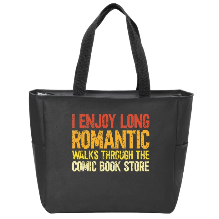 Funny Comic Book Lovers Comic Book Reader Comic Book Fans Zip Tote Bag