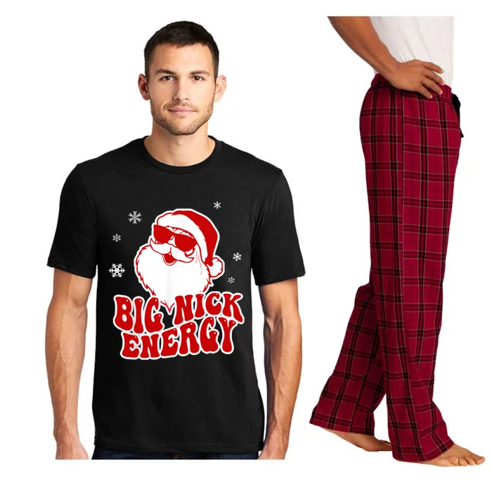 Funny Christmas Big Nick Energy Santa Naughty Adult Humor Gift Pajama Set