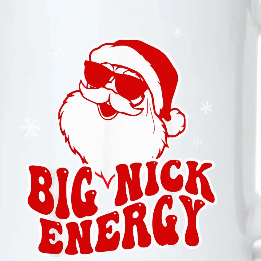 Funny Christmas Big Nick Energy Santa Naughty Adult Humor Black Color Changing Mug