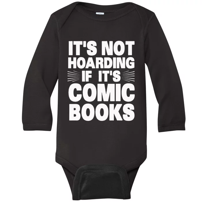 Funny Comic Book Lovers Design For Men Women Comic Book Fans Baby Long Sleeve Bodysuit