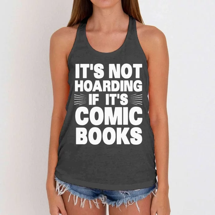 Funny Comic Book Lovers Design For Men Women Comic Book Fans Women's Knotted Racerback Tank