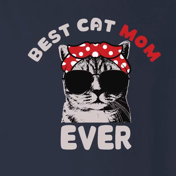 Funny Cat Best Cat Mom Ever Meow With My Cat Tee For Wo Toddler Long Sleeve Shirt