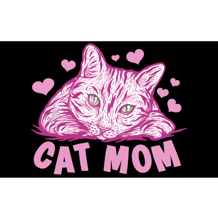 Funny Cat Best Cat Mom Ever Meow with my Cat Tee for Wo Bumper Sticker