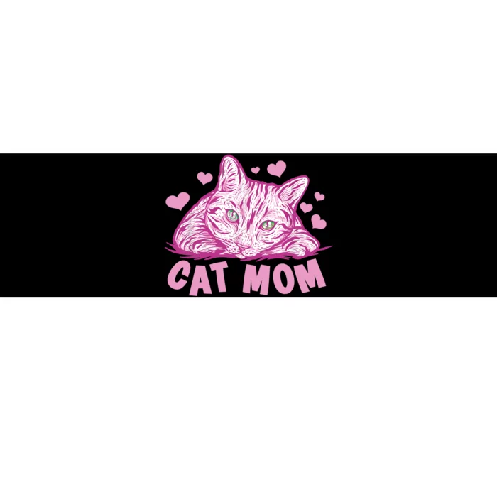 Funny Cat Best Cat Mom Ever Meow with my Cat Tee for Wo Bumper Sticker