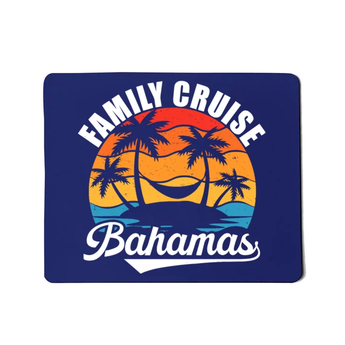 Family Cruise Bahamas 2024 Summer Matching Vacation 2024 Mousepad