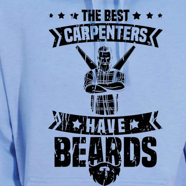 Funny Carpenter Beard Cute Gift Woodworker Carpentry Crafts Gift Unisex Surf Hoodie