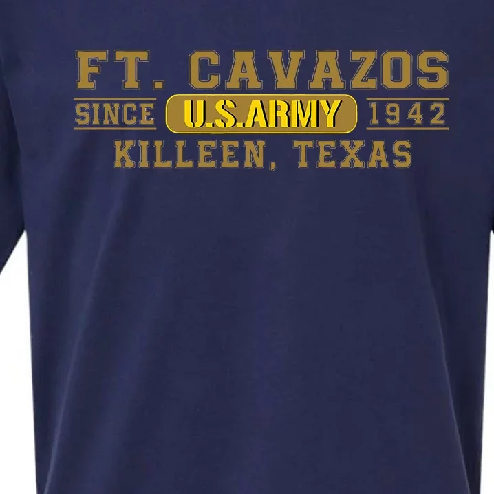 Fort Cavazos Base Ft Cavazos Killeen Texas Tx Gifts Sueded Cloud Jersey T-Shirt