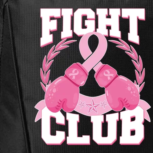 Fight Club Breast Cancer Awareness Warrior City Backpack