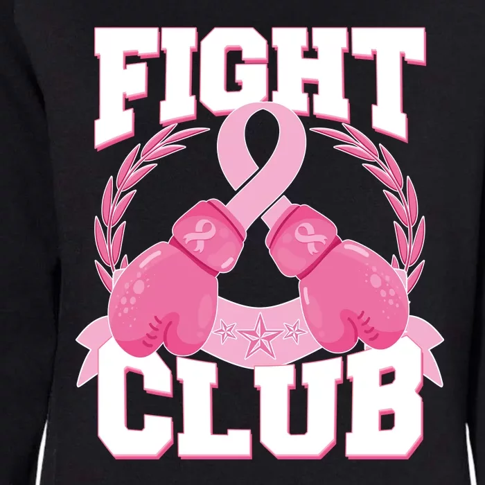 Fight Club Breast Cancer Awareness Warrior Womens California Wash Sweatshirt