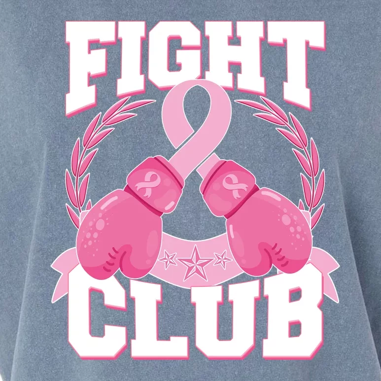 Fight Club Breast Cancer Awareness Warrior Garment-Dyed Women's Muscle Tee