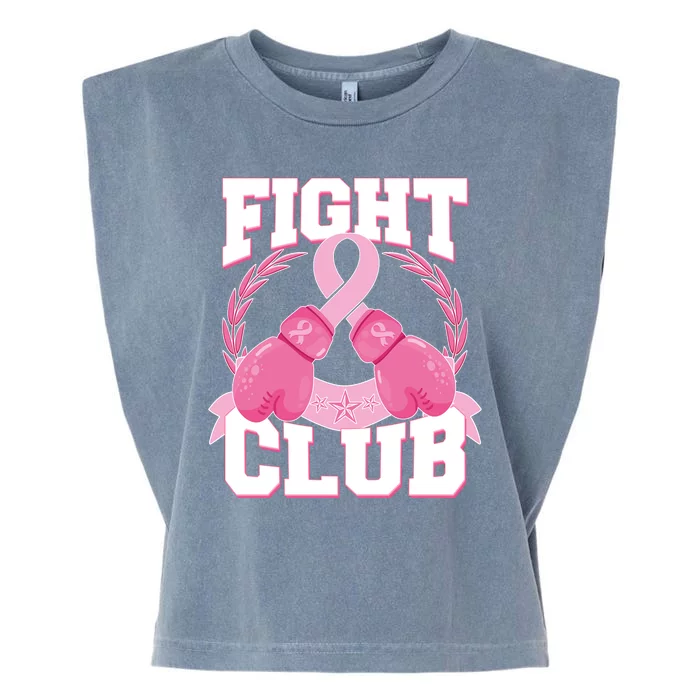 Fight Club Breast Cancer Awareness Warrior Garment-Dyed Women's Muscle Tee