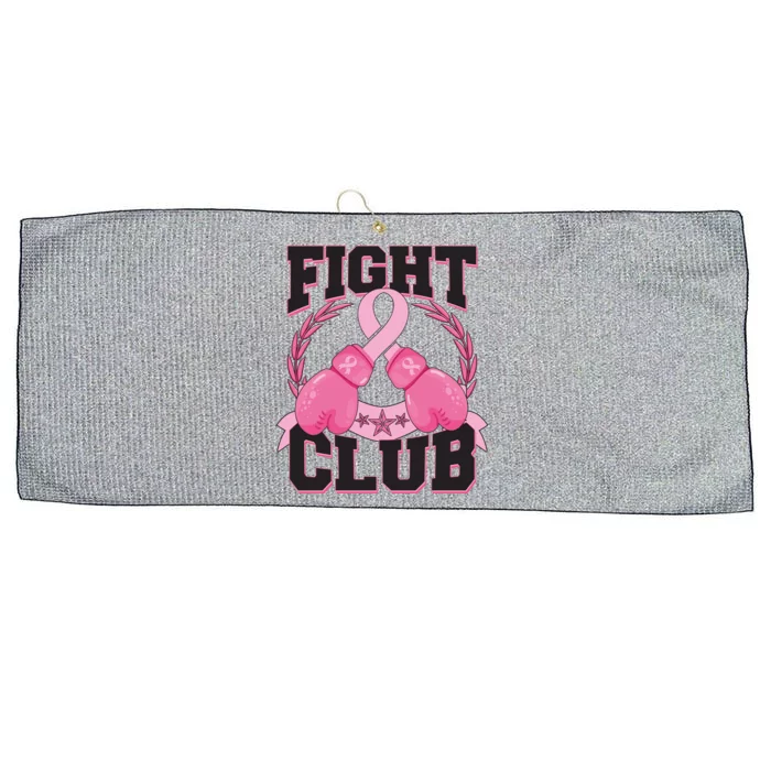 Fight Club Breast Cancer Awareness Warrior Large Microfiber Waffle Golf Towel