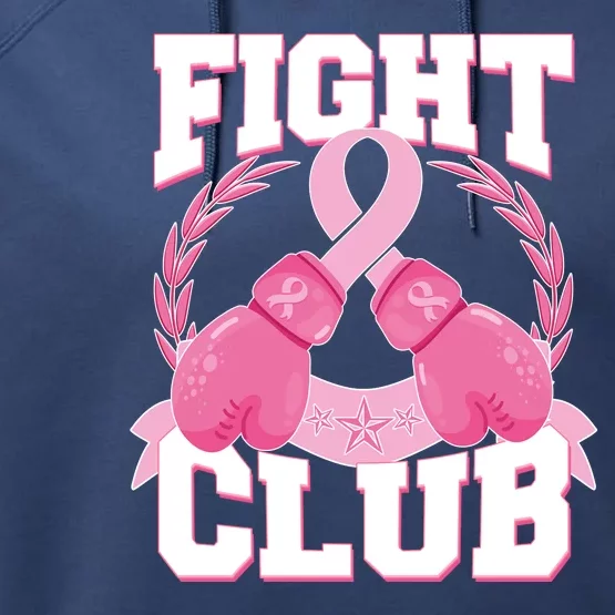 Fight Club Breast Cancer Awareness Warrior Performance Fleece Hoodie