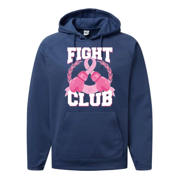 Fight Club Breast Cancer Awareness Warrior Performance Fleece Hoodie