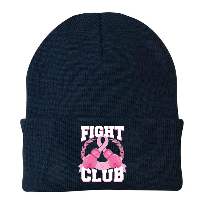 Fight Club Breast Cancer Awareness Warrior Knit Cap Winter Beanie