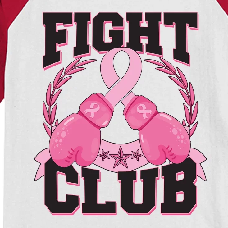 Fight Club Breast Cancer Awareness Warrior Kids Colorblock Raglan Jersey