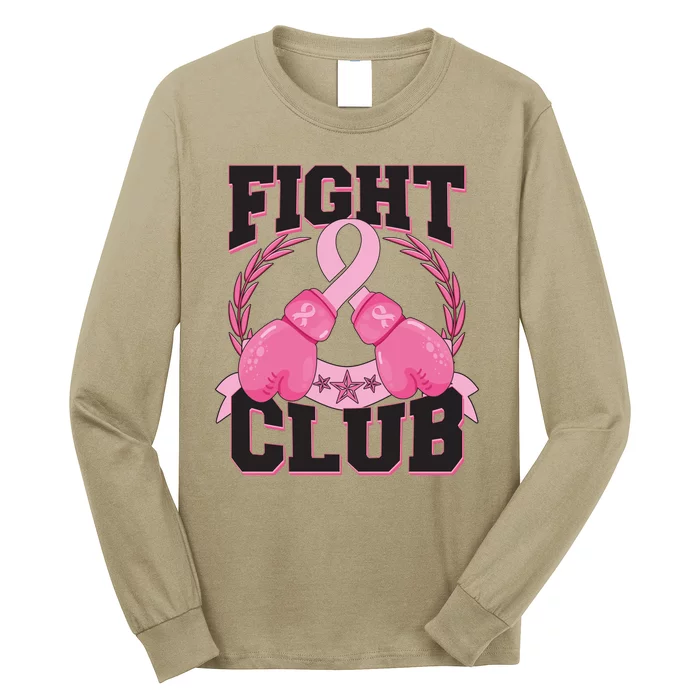 Fight Club Breast Cancer Awareness Warrior Long Sleeve Shirt