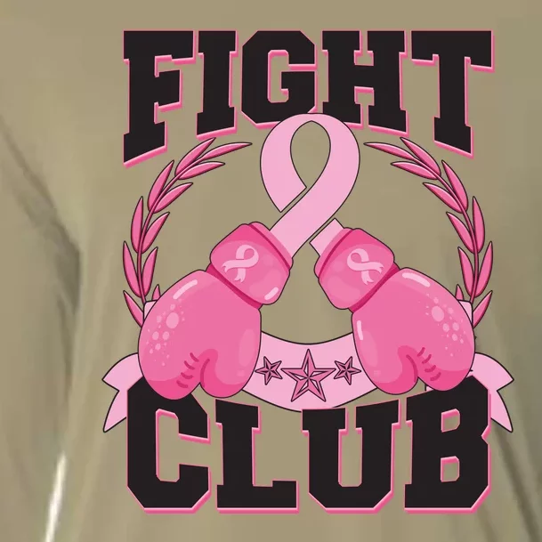 Fight Club Breast Cancer Awareness Warrior Cooling Performance Long Sleeve Crew