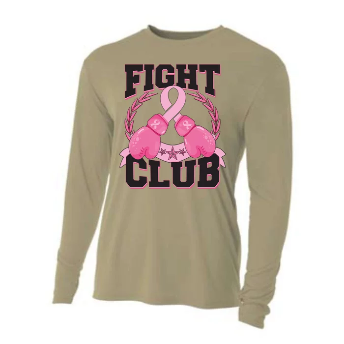 Fight Club Breast Cancer Awareness Warrior Cooling Performance Long Sleeve Crew