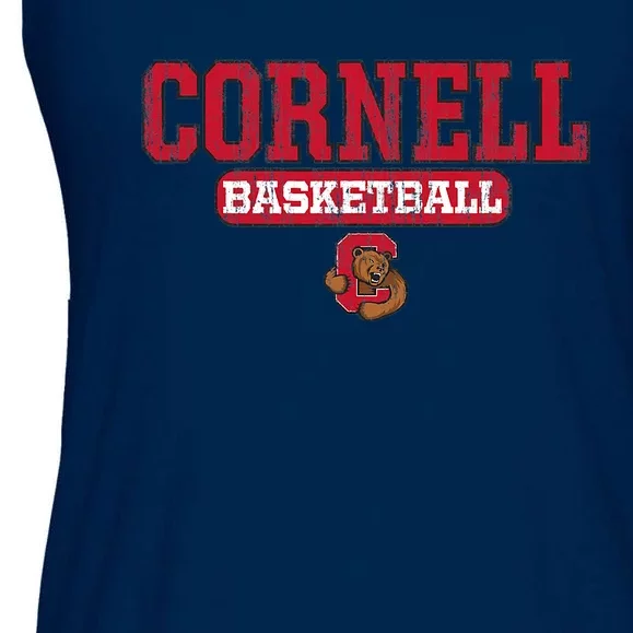 Funny Cornell Big Red Basketball Icon Neutral Ladies Essential Flowy Tank