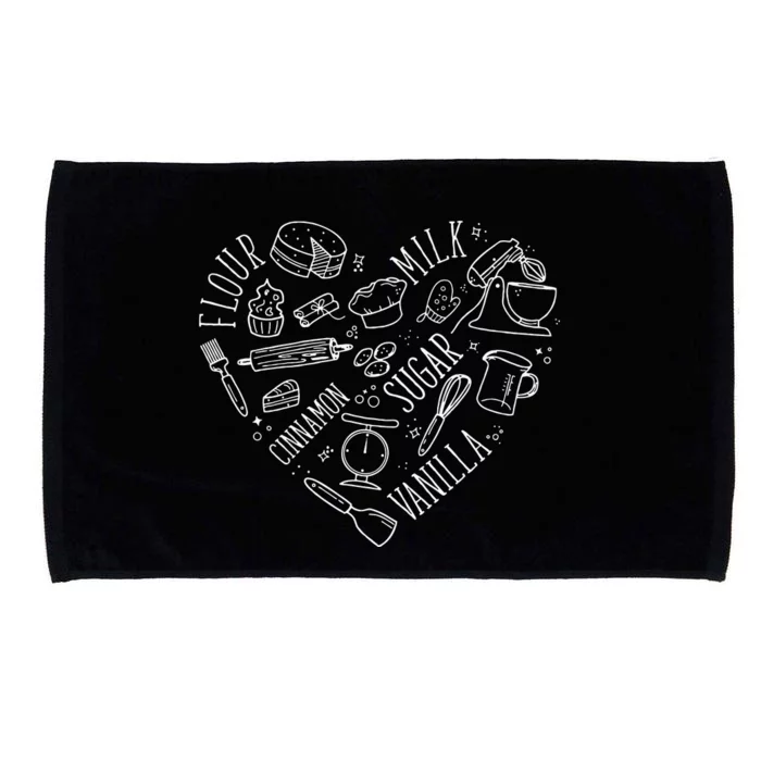 Funny Cookie Baking Love Baker Lover Best Baking Microfiber Hand Towel