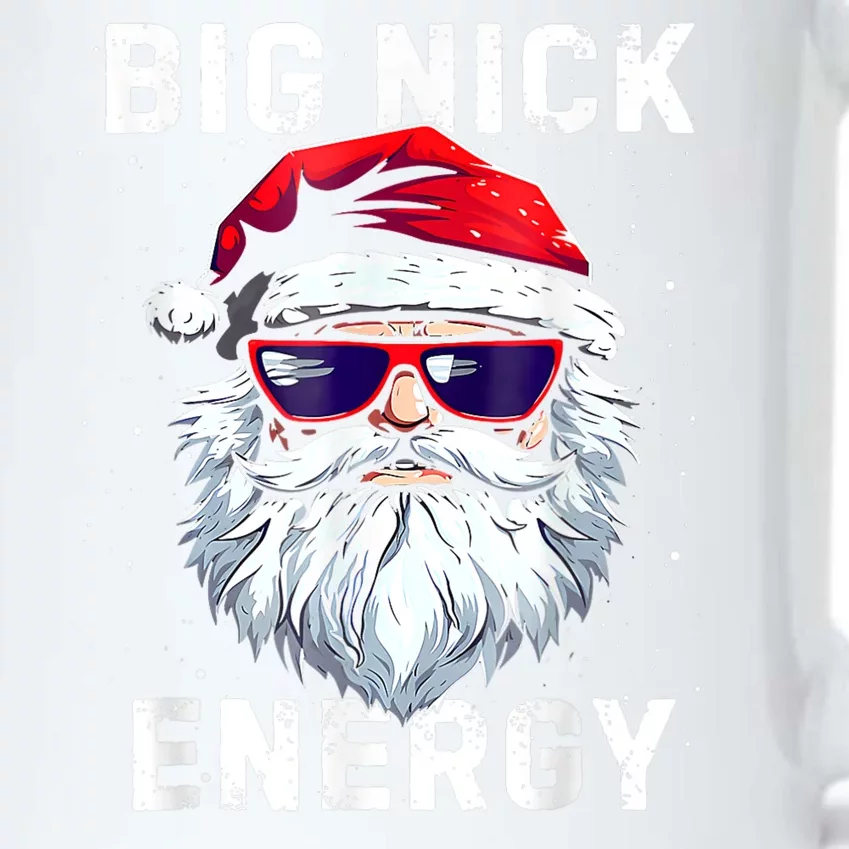 Funny Christmas Big Nick Energy Santa Naughty Adult Humor Black Color Changing Mug