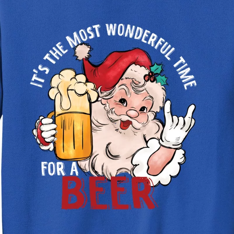 Funny Christmas Beer Meme For Ugly Christmas Beer Tall Sweatshirt