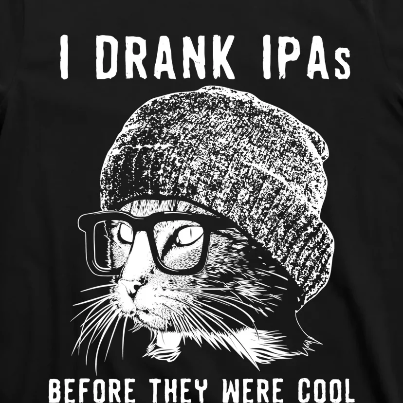 Funny Cat Beer IPA S For Women Funny Cat Lover Gift T-Shirt