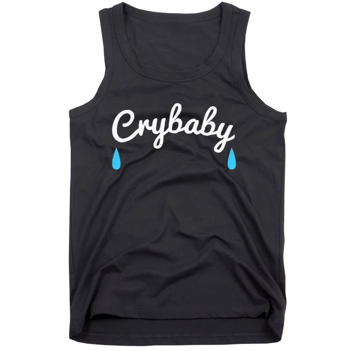 Funny Cry Baby Tank Top