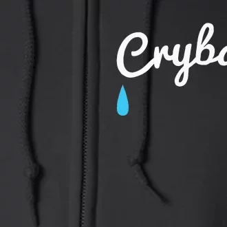 Funny Cry Baby Full Zip Hoodie