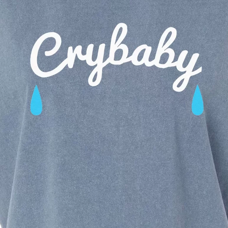 Funny Cry Baby Garment-Dyed Women's Muscle Tee