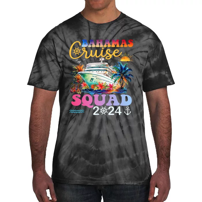 Family Cruise Bahamas 2024 Summer Matching Vacation 2024 Tie-Dye T-Shirt