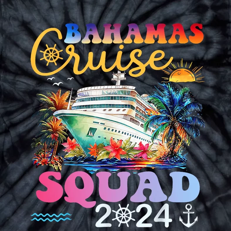 Family Cruise Bahamas 2024 Summer Matching Vacation 2024 Tie-Dye T-Shirt