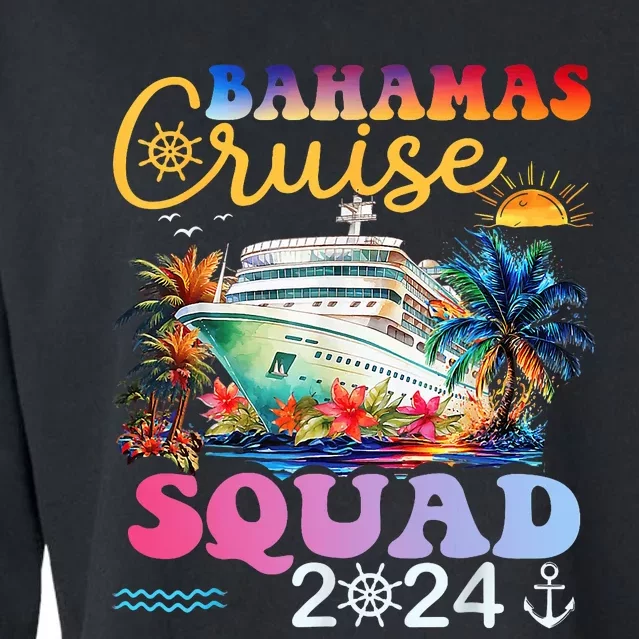 Family Cruise Bahamas 2024 Summer Matching Vacation 2024 Cropped Pullover Crew