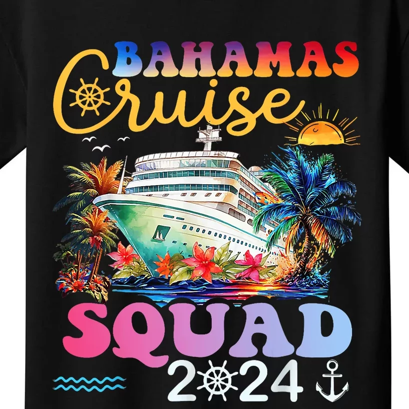 Family Cruise Bahamas 2024 Summer Matching Vacation 2024 Kids T-Shirt