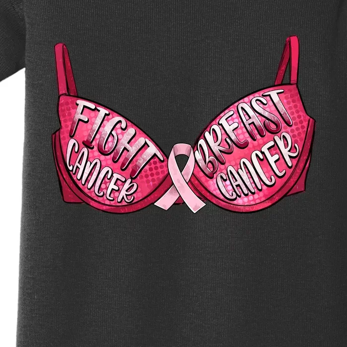 Fight Cancer Breast Cancer Bra Baby Bodysuit