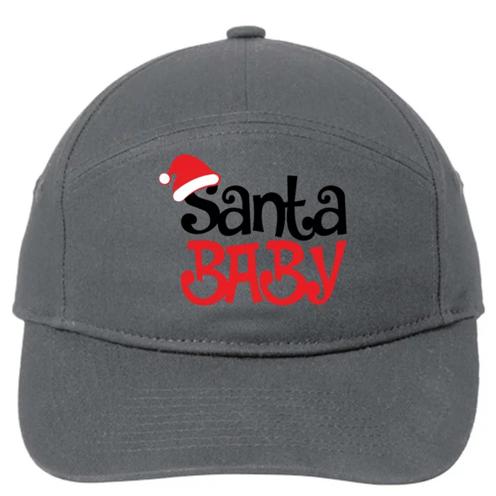 First Christmas Baby 7-Panel Snapback Hat