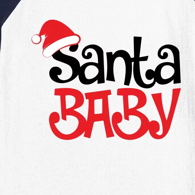 First Christmas Baby Baseball Sleeve Shirt