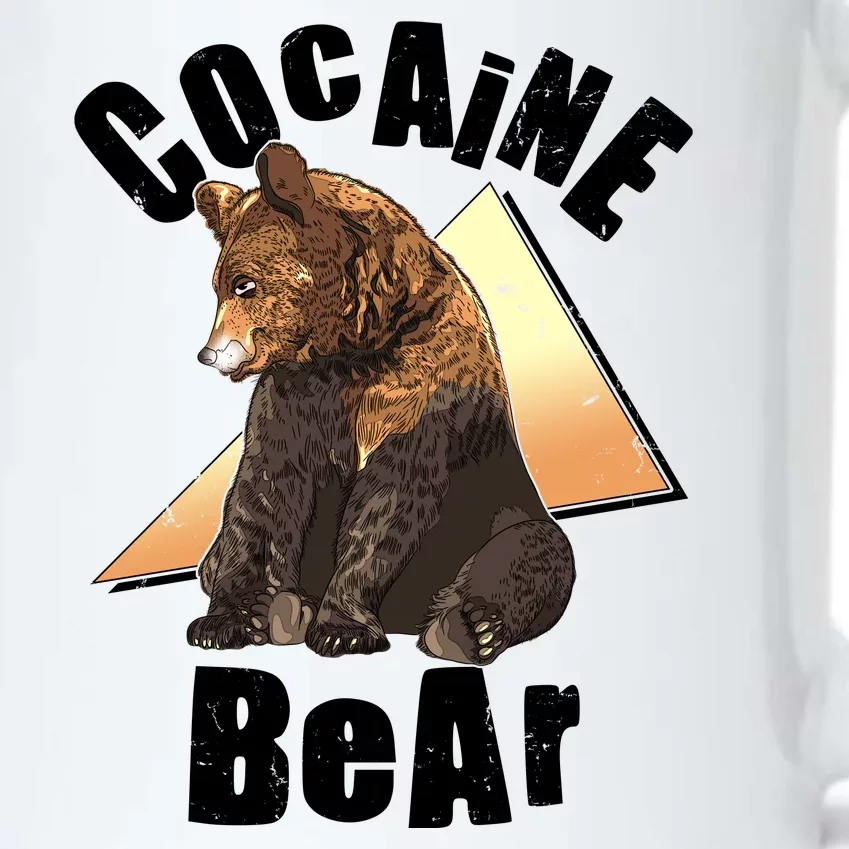 Funny Cocaine Bear Black Color Changing Mug