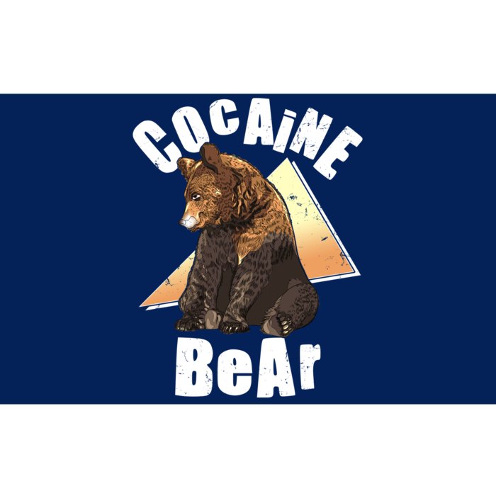 Funny Cocaine Bear Bumper Sticker