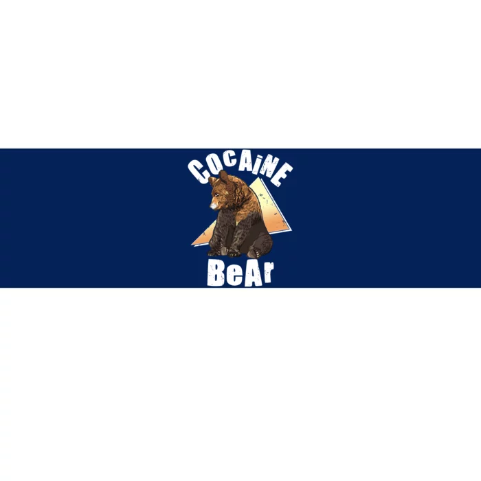 Funny Cocaine Bear Bumper Sticker