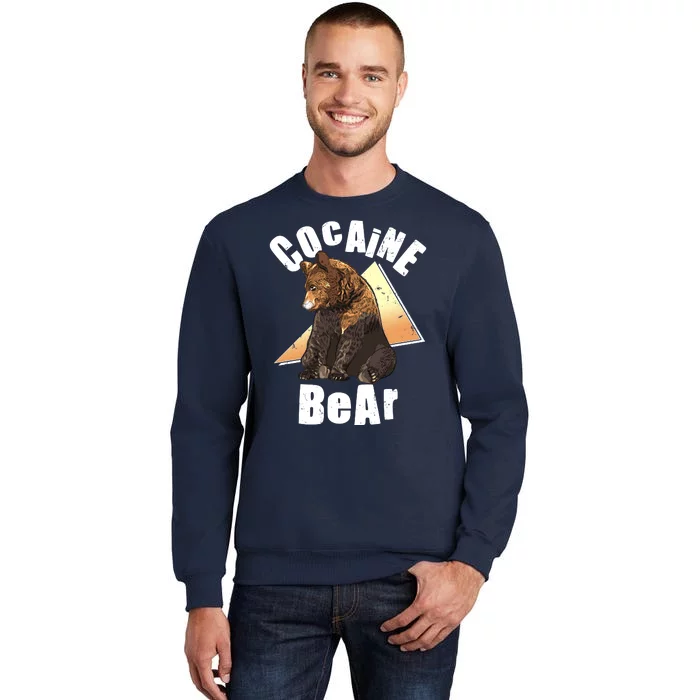 Funny Cocaine Bear Tall Sweatshirt