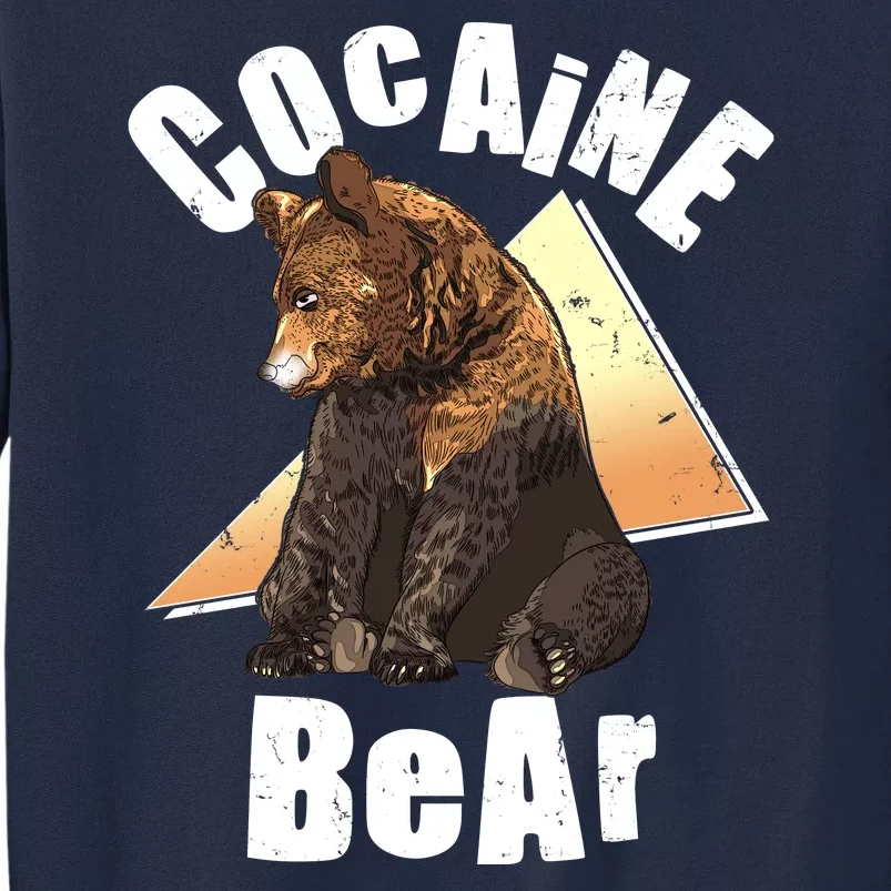 Funny Cocaine Bear Tall Sweatshirt