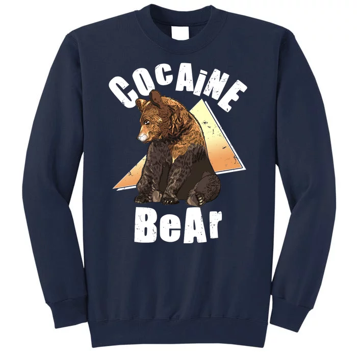 Funny Cocaine Bear Tall Sweatshirt