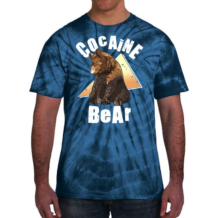 Funny Cocaine Bear Tie-Dye T-Shirt