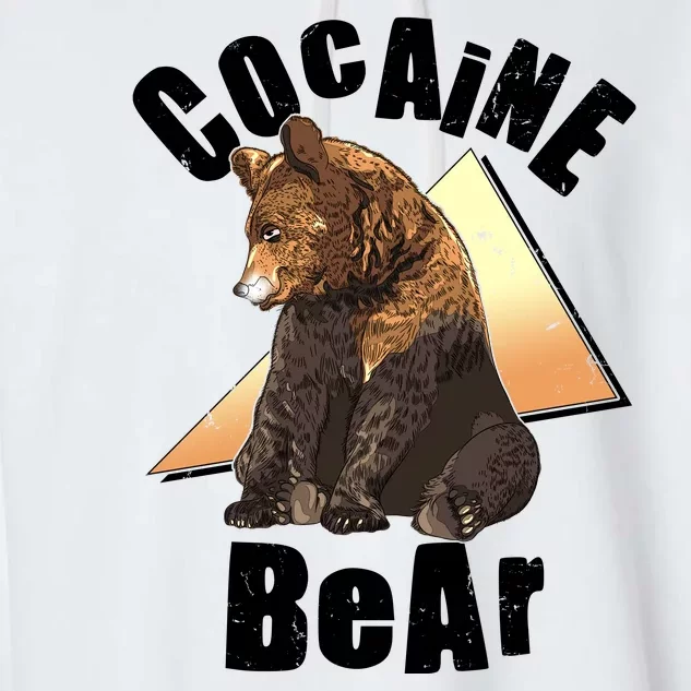 Funny Cocaine Bear Garment-Dyed Fleece Hoodie