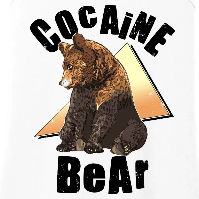 Funny Cocaine Bear Ladies Essential Tank