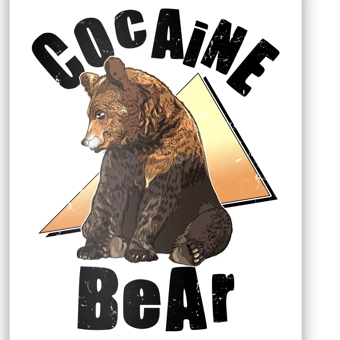 Funny Cocaine Bear Poster
